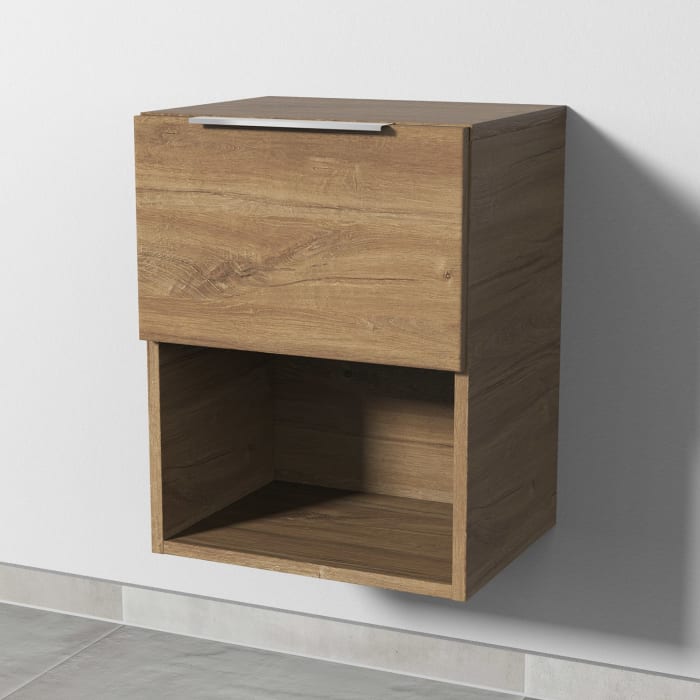 Sanipa 4balance Anbauschrank 40 cm, 1 Auszug mit Griff, 1 offenes Fach