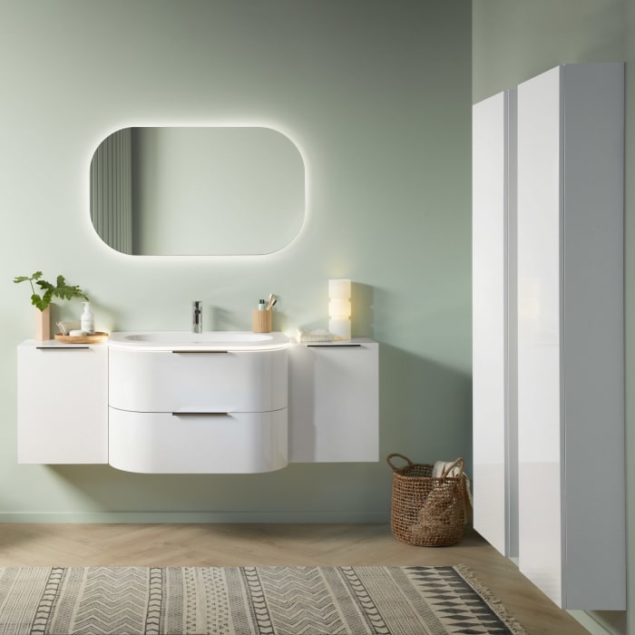 Sanipa 4balance Anbauschrank 40 cm, 1 Tür mit Griff, Anschlag rechts