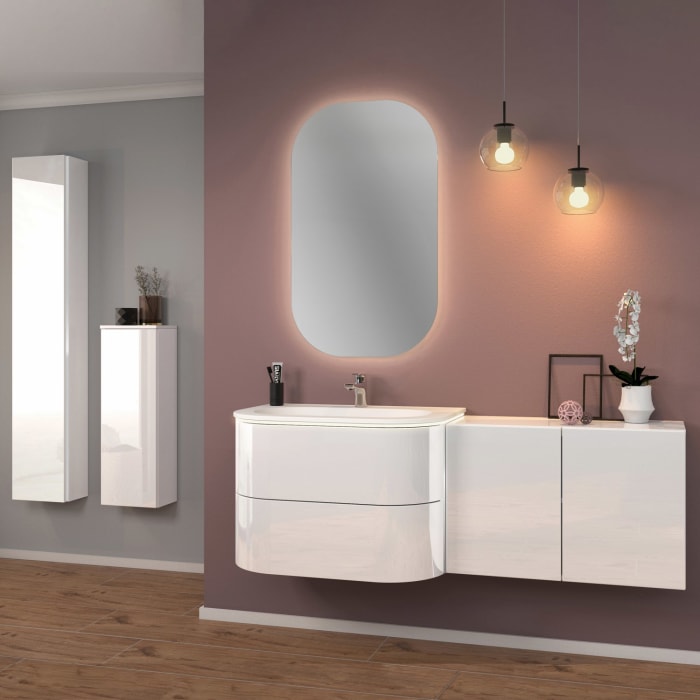 Sanipa 4balance Anbauschrank 80 cm, 2 Türen Push to open