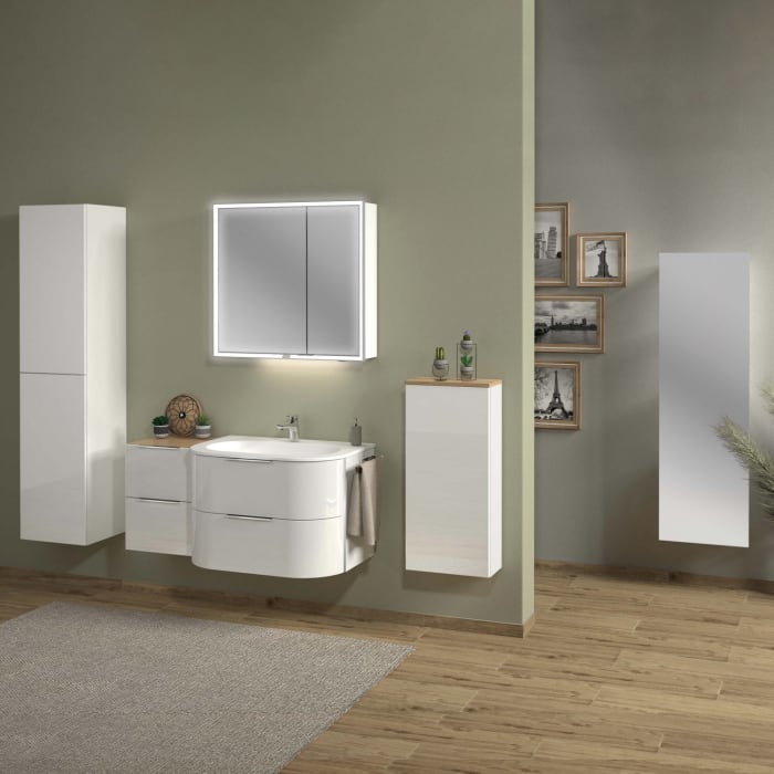 Sanipa 4balance Anbauschrank 40 cm,  mit 2 Auszügen, mit Griff