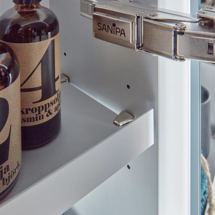 Sanipa Reflection Melamin-Spiegelschrank MILO 120 mit 3 Türen