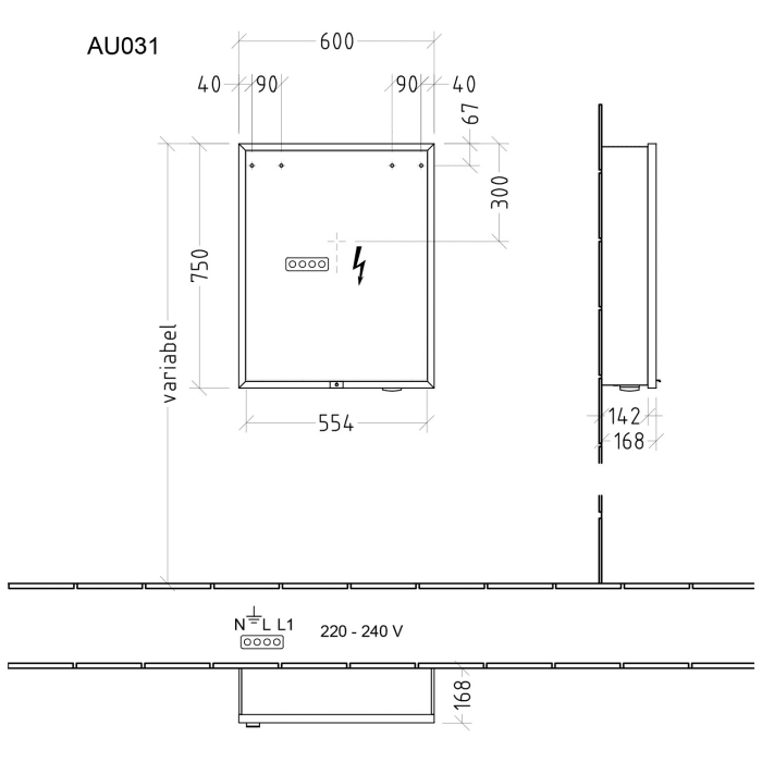 Sanipa Reflection Melamin-Spiegelschrank MILO 60 Türanschlag rechts