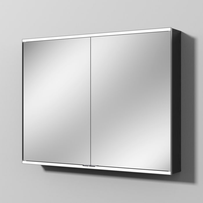 Sanipa Reflection Spiegelschrank MARIE 100 cm mit LED-Beleuchtung, Korpus: Lack
