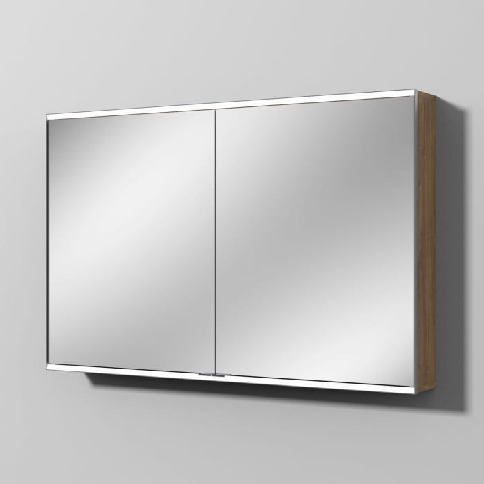 Sanipa Reflection Spiegelschrank MARIE 120 cm mit LED-Beleuchtung, Korpus: Melamin