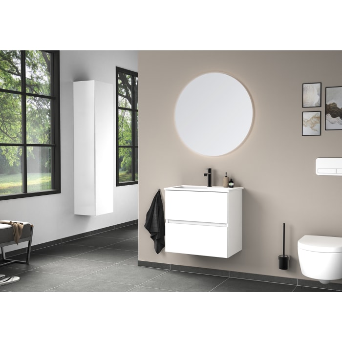 Sanipa Solo One Hochschrank 40 x 170 cm, Anschlag rechts