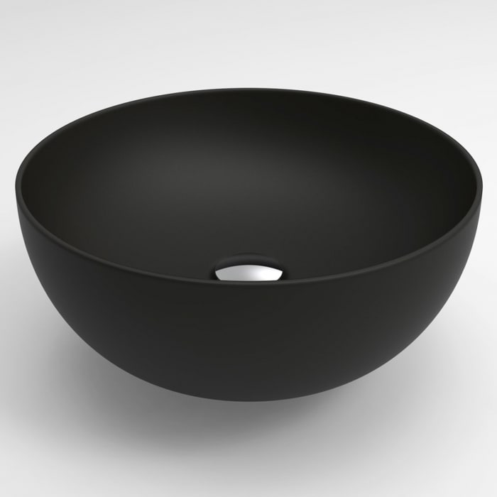 Sanipa 2morrow Keramik-Aufsatzwaschtisch Ø 40 cm für Konsole