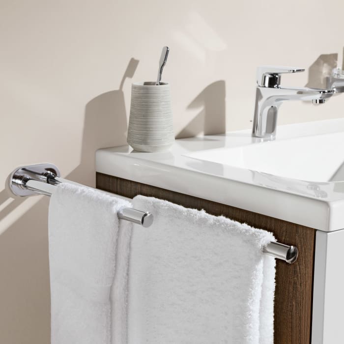 Sanipa Handtuchhalter zweiarmig ausziehbar Gesamtlänge 55 cm