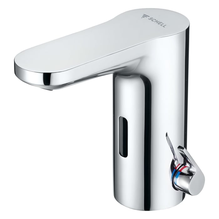 Schell CELIS E² Elektronische Waschtisch-Armatur mit Batteriebetrieb, Hochdruck-Mischwasser