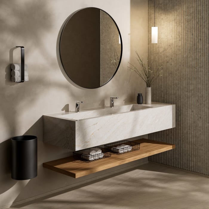 Schell CELIS E² Elektronische Waschtisch-Armatur mit Batteriebetrieb, Hochdruck-Mischwasser