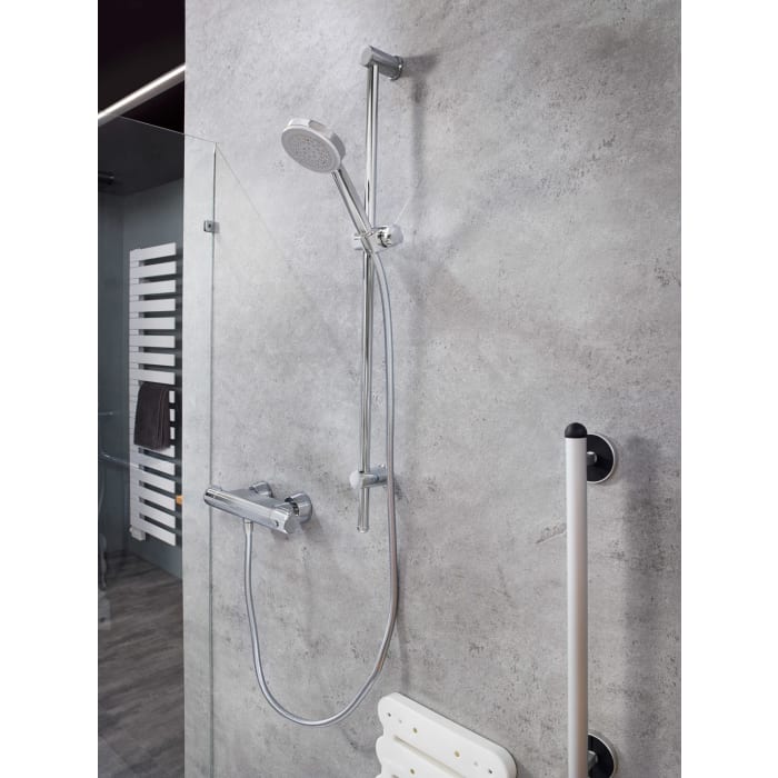 Schell MODUS MD-T Aufputz-Thermostat-Duscharmatur mit Brausegarnitur