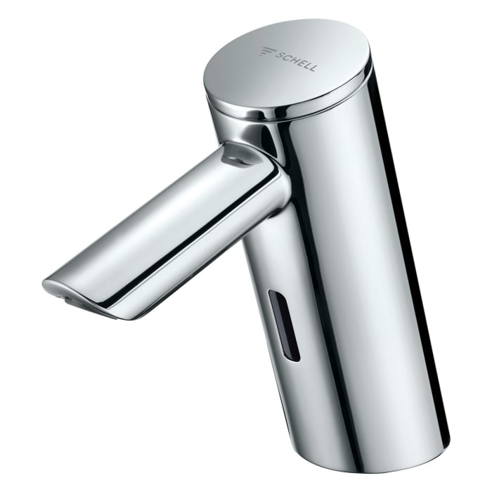 Schell PURIS E² Elektronische Waschtisch-Armatur mt Batteriebetrieb, Hochdruck-Kaltwasser