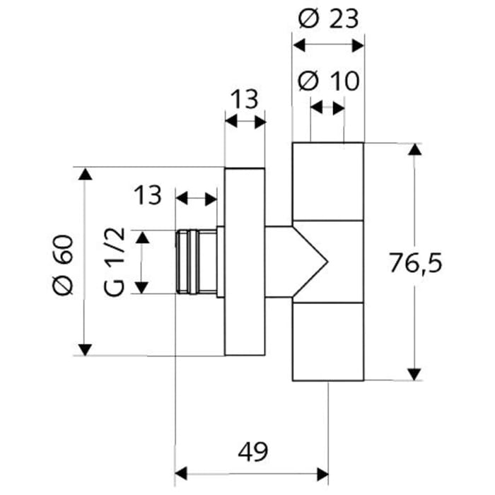 Schell Design-Eckventil Edition by sieger design