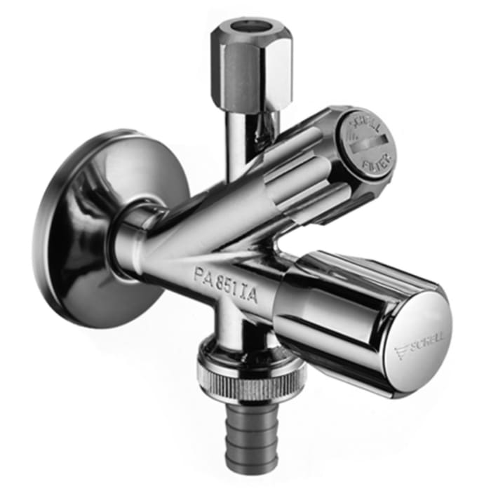 Schell Filter Kombi-Eckventil mit integriertem Geräteventil