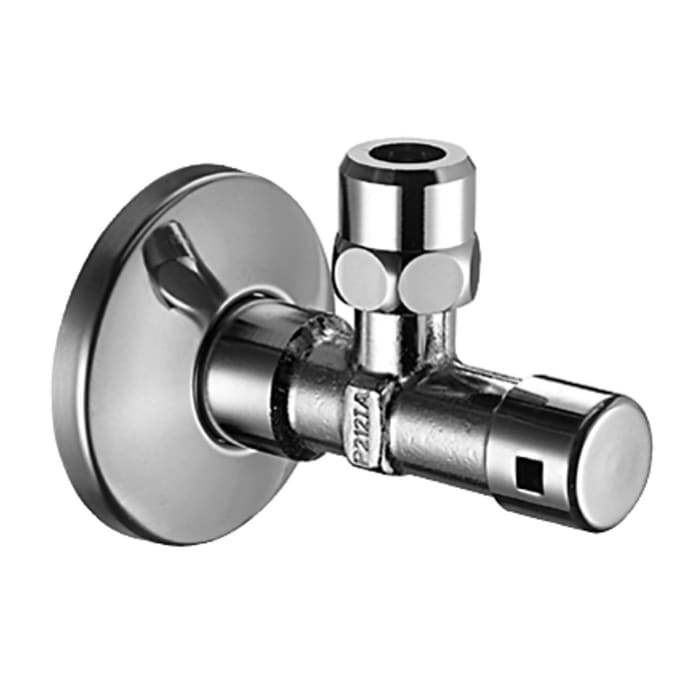 Schell Eckventil mit Regulierfunktion u. gesicherter Betätigung