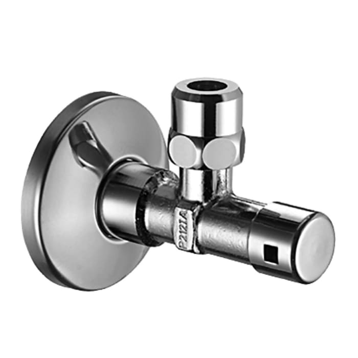 Schell Eckventil mit Regulierfunktion u. gesicherter Betätigung