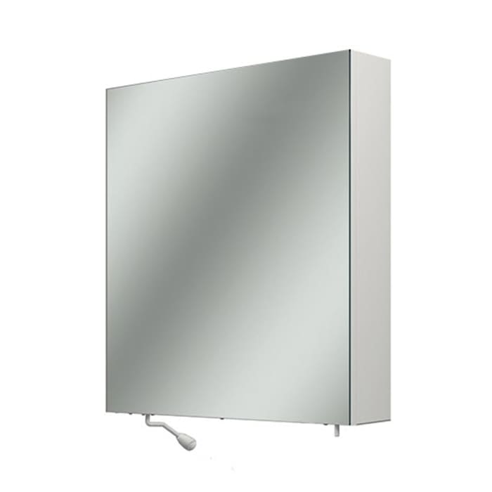 Schneider CARE Spiegelschrank CLC1 60/1/K/S/O/L 59,5 x 68 cm, mit Kippspiegeltür und Papierspender, DE