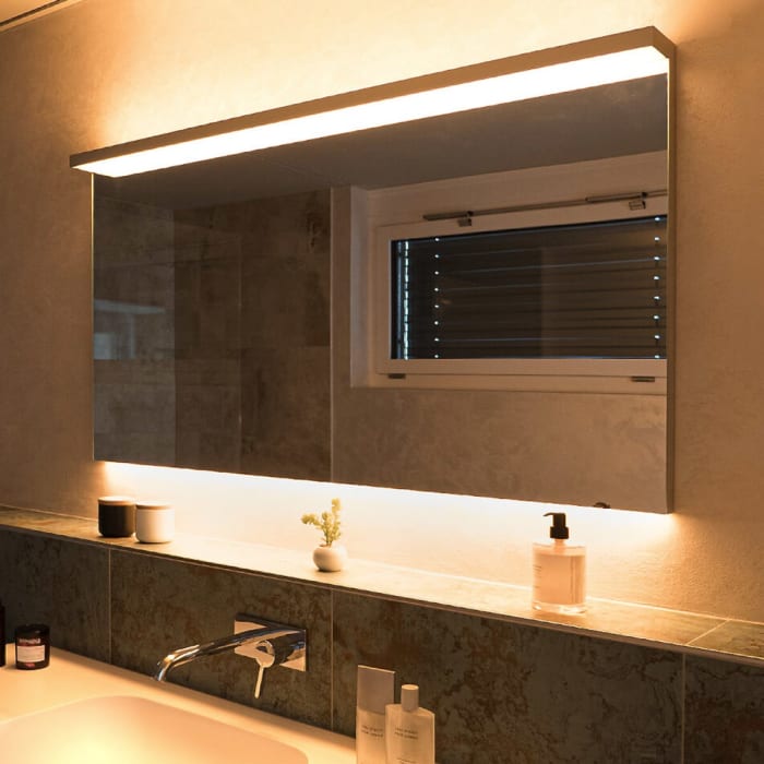 Schneider BORDO TW Lichtspiegel ALU1/SP 80/TW 79,5 x 72,9 cm mit LED-Beleuchtung dimmbar