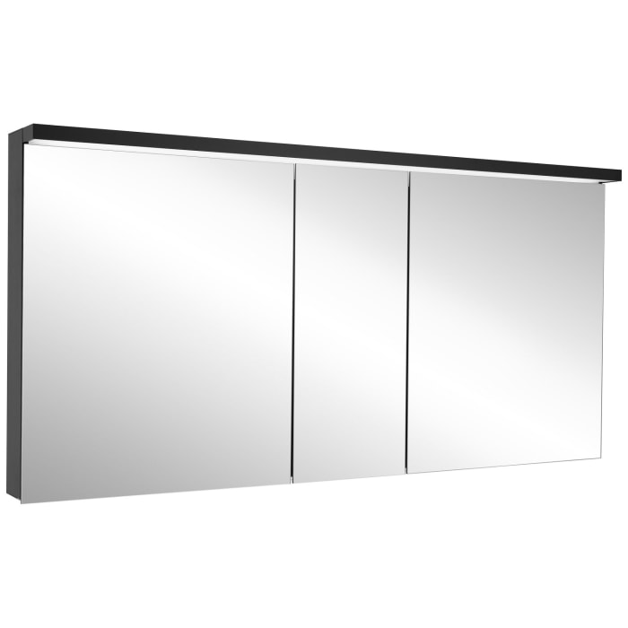 Schneider BORDO TW Spiegelschrank ALU1 150/3/TW 149,5 x 73,1 cm, DE