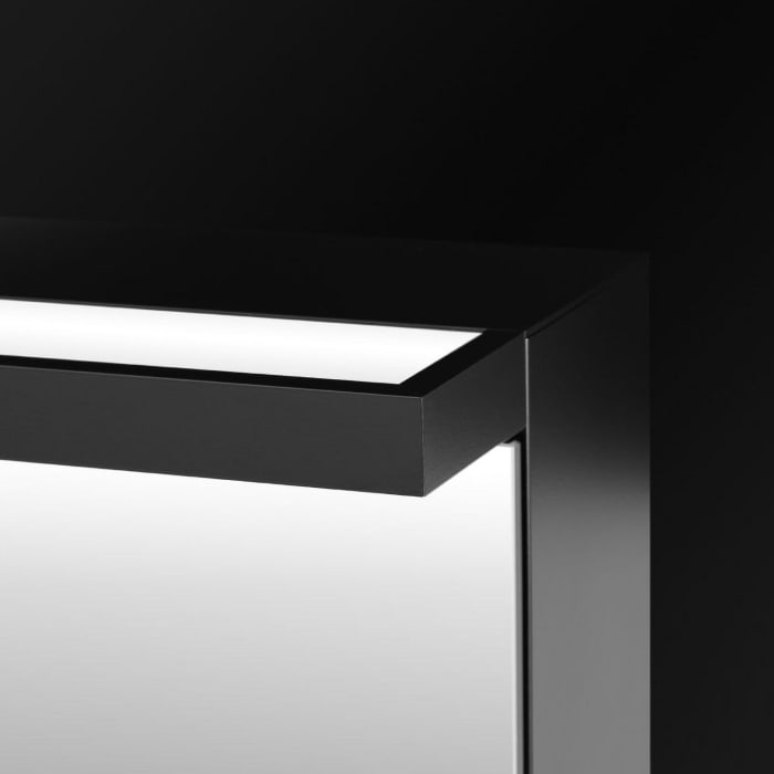 Schneider BORDO TW Spiegelschrank ALU1 50/1/TW/R 49,5 x 73,1 cm, Steckdose rechts, DE