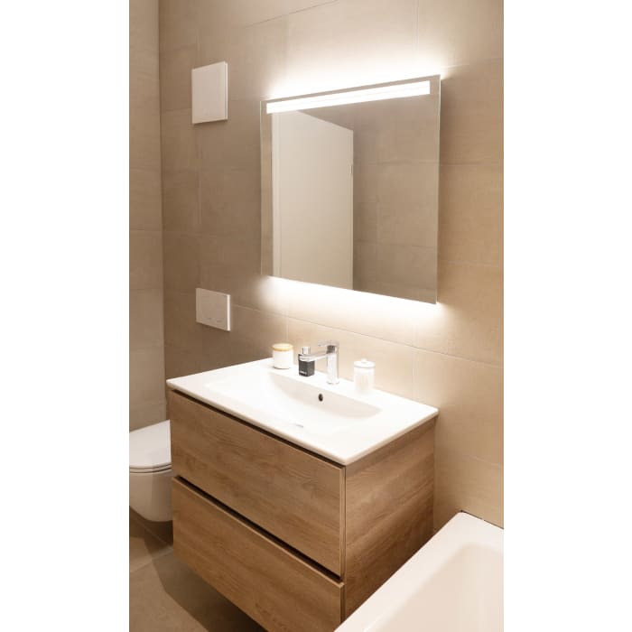 Schneider ARANGA LED Lichtspiegel ARA/SP 80/LED/SH 81,5 x 70 cm LED 3000 K mit Spiegelheizung