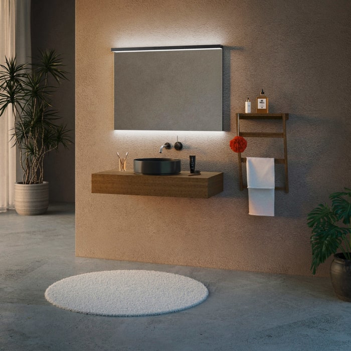 Schneider BORDO TW Lichtspiegel ALU1/SP 100/TW 99,5 x 72,9 cm mit LED-Beleuchtung dimmbar