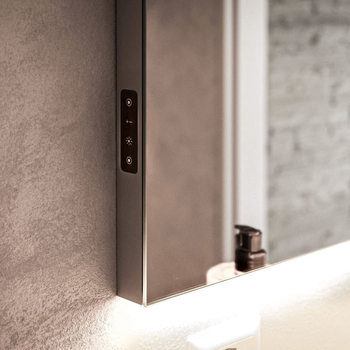 Schneider BORDO TW Lichtspiegel ALU1/SP 120/TW 119,5 x 72,9 cm mit LED-Beleuchtung dimmbar