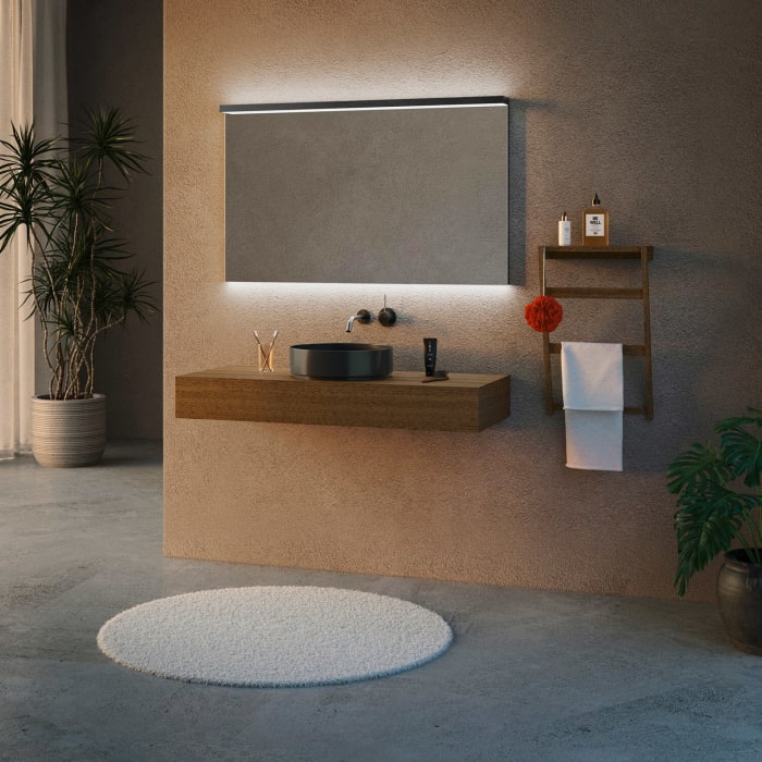 Schneider BORDO TW Lichtspiegel ALU1/SP 120/TW 119,5 x 72,9 cm mit LED-Beleuchtung dimmbar