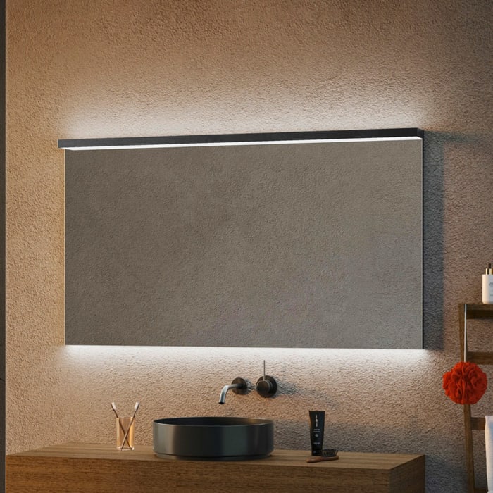 Schneider BORDO TW Lichtspiegel ALU1/SP 130/TW 129,5 x 72,9 cm mit LED-Beleuchtung dimmbar