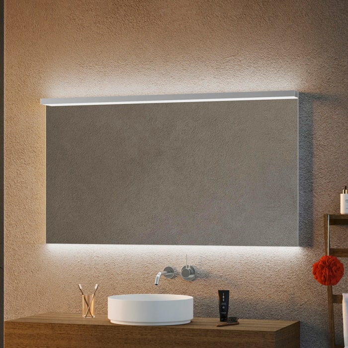 Schneider BORDO TW Lichtspiegel ALU1/SP 130/TW 129,5 x 72,9 cm mit LED-Beleuchtung dimmbar