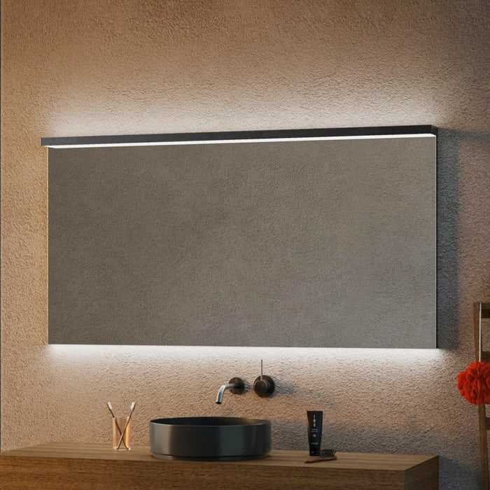 Schneider BORDO TW Lichtspiegel ALU1/SP 140/TW 139,5 x 72,9 cm mit LED-Beleuchtung dimmbar