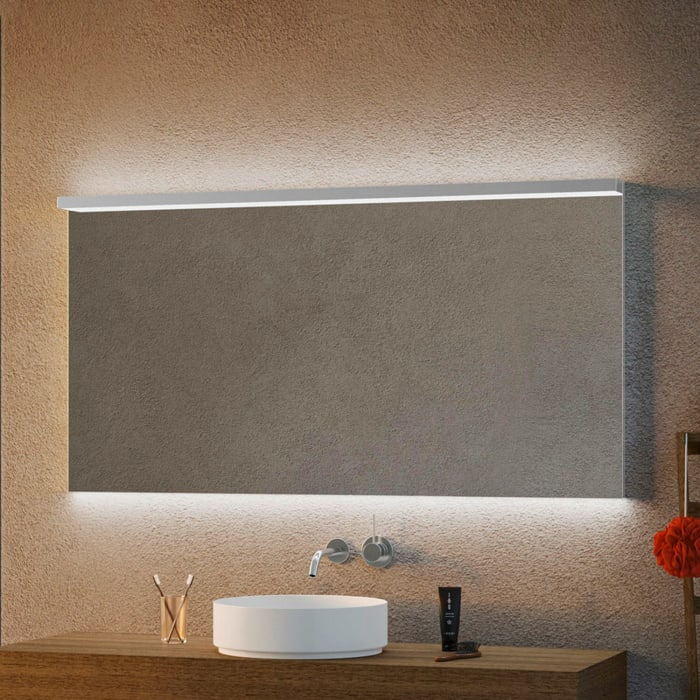 Schneider BORDO TW Lichtspiegel ALU1/SP 140/TW 139,5 x 72,9 cm mit LED-Beleuchtung dimmbar