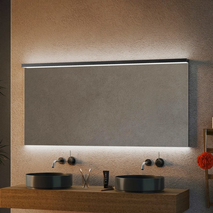 Schneider BORDO TW Lichtspiegel ALU1/SP 150/TW 149,5 x 72,9 cm mit LED-Beleuchtung dimmbar