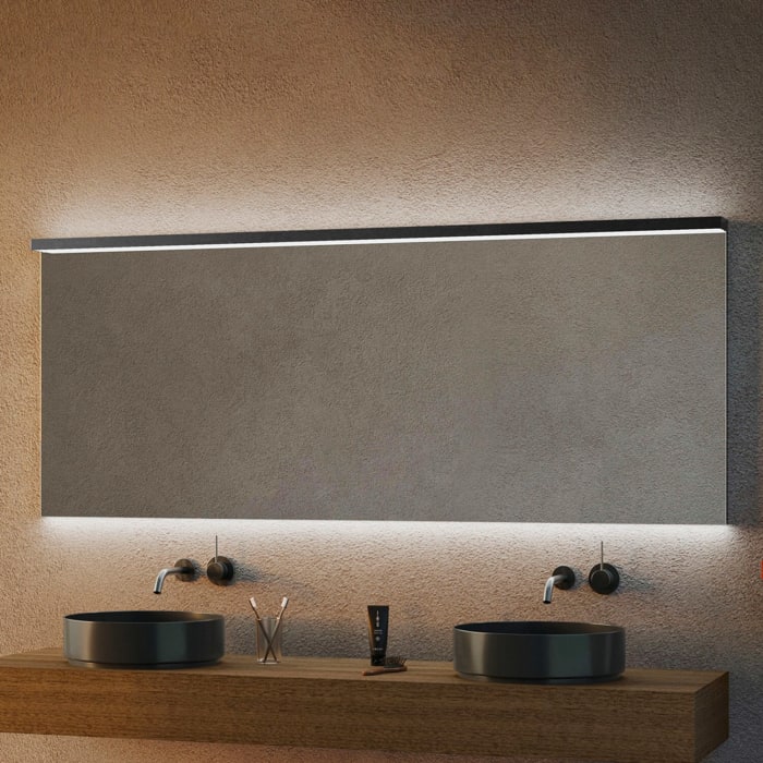 Schneider BORDO TW Lichtspiegel ALU1/SP 180/TW 179,5 x 72,9 cm mit LED-Beleuchtung dimmbar