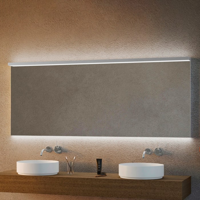 Schneider BORDO TW Lichtspiegel ALU1/SP 180/TW 179,5 x 72,9 cm mit LED-Beleuchtung dimmbar