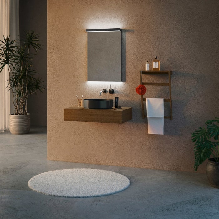 Schneider BORDO TW Lichtspiegel ALU1/SP 50/TW 49,5 x 72,9 cm mit LED-Beleuchtung dimmbar