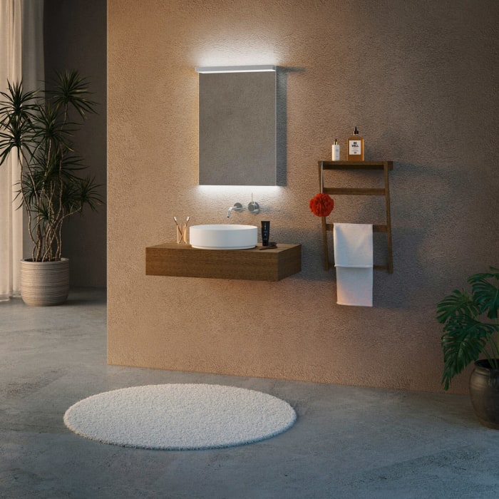 Schneider BORDO TW Lichtspiegel ALU1/SP 50/TW 49,5 x 72,9 cm mit LED-Beleuchtung dimmbar