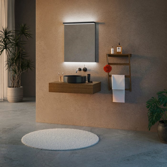 Schneider BORDO TW Lichtspiegel ALU1/SP 60/TW 59,5 x 72,9 cm mit LED-Beleuchtung dimmbar