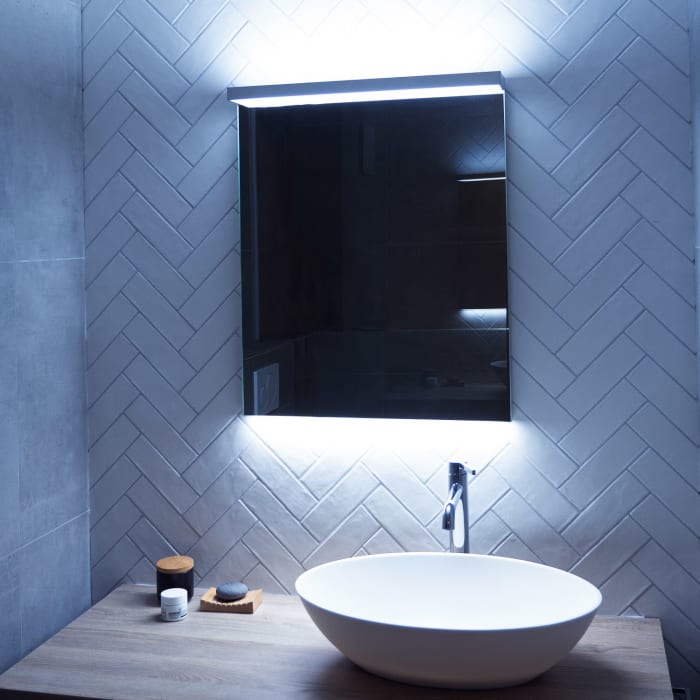 Schneider BORDO TW Lichtspiegel ALU1/SP 60/TW 59,5 x 72,9 cm mit LED-Beleuchtung dimmbar