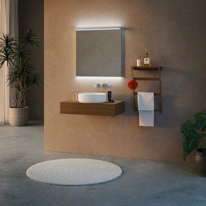 Schneider BORDO TW Lichtspiegel ALU1/SP 70/TW 69,5 x 72,9 cm mit LED-Beleuchtung dimmbar