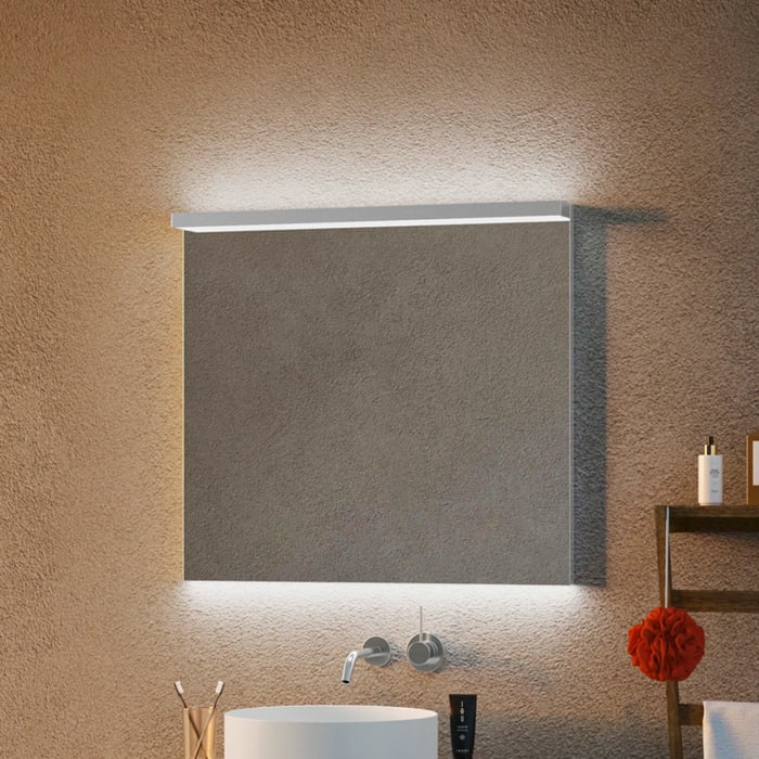 Schneider BORDO TW Lichtspiegel ALU1/SP 80/TW 79,5 x 72,9 cm mit LED-Beleuchtung dimmbar