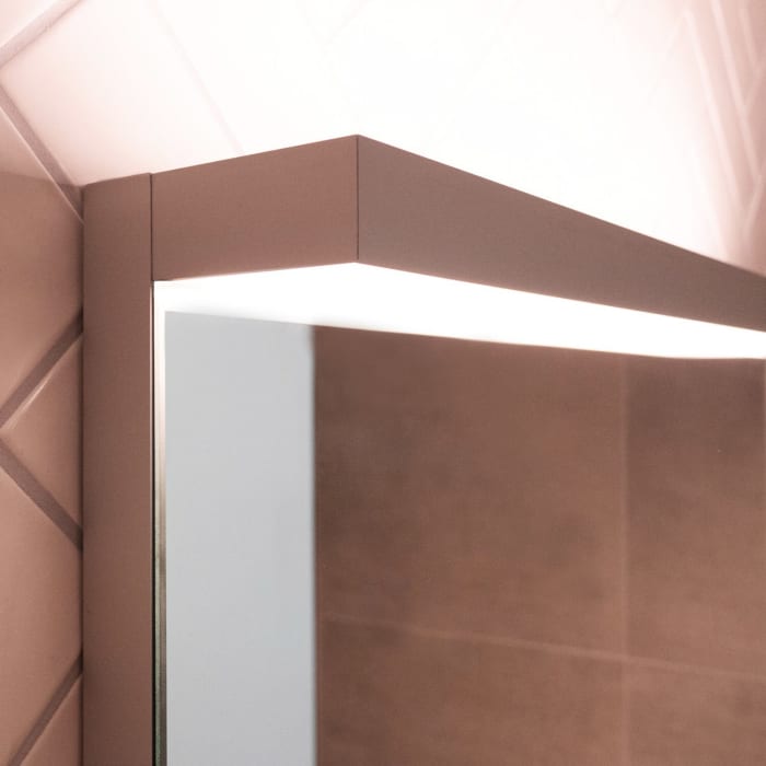 Schneider BORDO TW Lichtspiegel ALU1/SP 80/TW 79,5 x 72,9 cm mit LED-Beleuchtung dimmbar