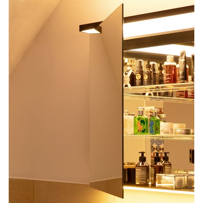 Schneider BORDO TW Spiegelschrank ALU1 150/3/GT/TW 149,5 x 73,1 cm, DE