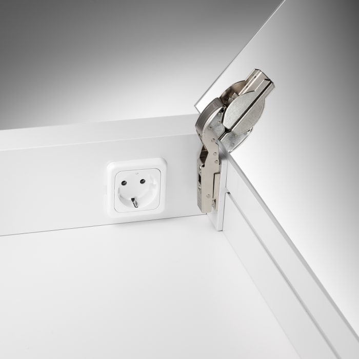 Schneider EASY LED Spiegelschrank ELS1 80/2/LED 79,5 x 70 cm, 4000 K, DE