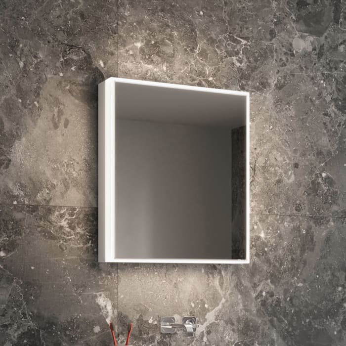 Schneider GLOW classic HCL Spiegelschrank PLU1 60/1/HCL/L 62,5 x 73,1 cm mit 1 Steckdose links, CH