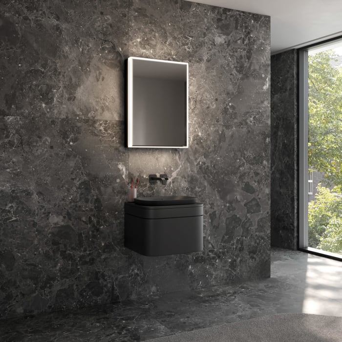 Schneider GLOW classic HCL Spiegelschrank PLU1 50/1/HCL/R 52,5 x 73,1 cm mit 1 Steckdose rechts, DE