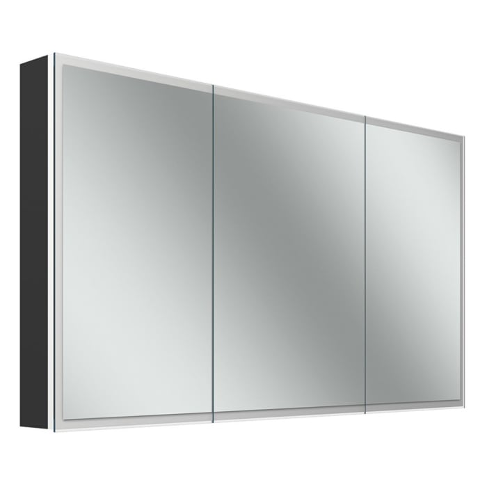 Schneider GLOW D2W Spiegelschrank GLO1 130/3/GT/D2W 131,3 x 73,6 cm, 3-türig, DE