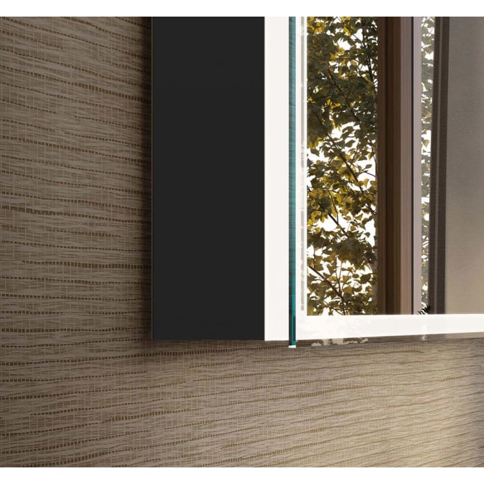 Schneider GLOW D2W Spiegelschrank GLO1 50/1/D2W/L 51,3 x 73,6 cm, Anschlag rechts, DE