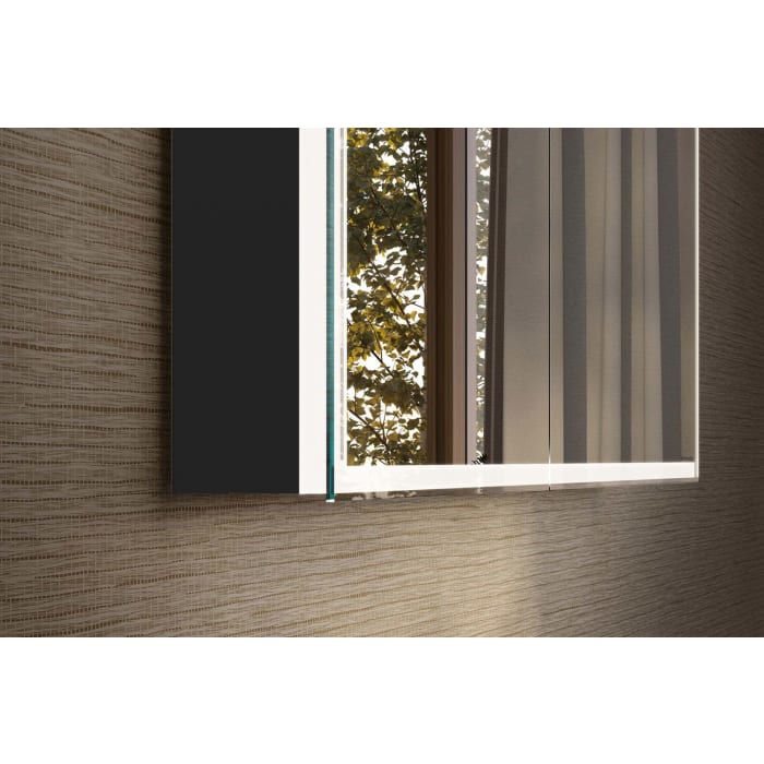 Schneider GLOW D2W Spiegelschrank GLO1 120/2/D2W 121,3 x 73,6 cm, 2-türig, DE