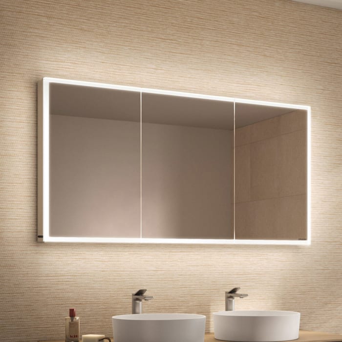 Schneider GLOW D2W Spiegelschrank GLO1 140/3/GT/D2W 141,3 x 73,6 cm, CH