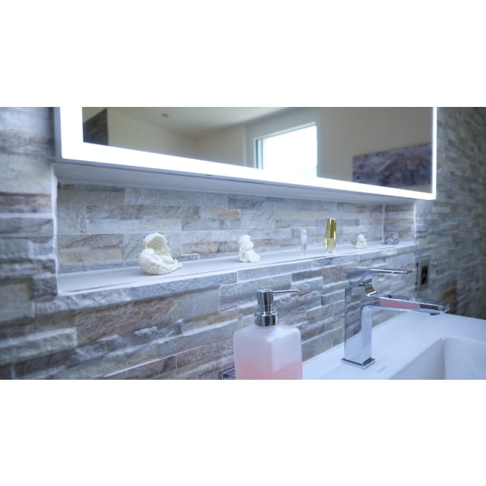 Schneider GLOW HCL Lichtspiegel A/SP 90/HCL/Sound 90 x 76 cm mit Soundsystem, LED Beleuchtung und Tageszeitsteuerung